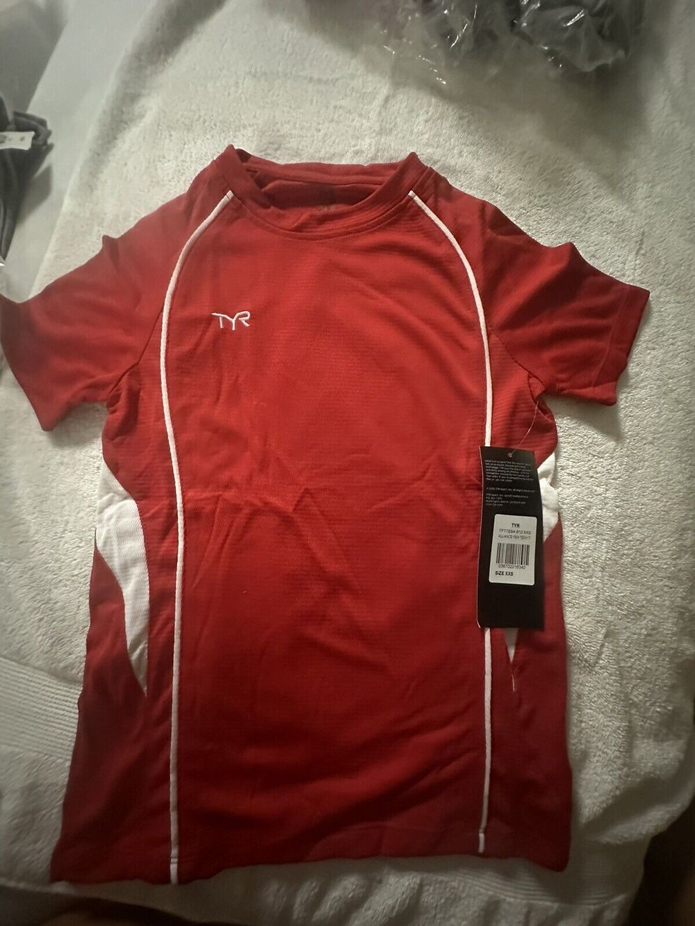 TYR Female Tech Polo -Red. Size XXS